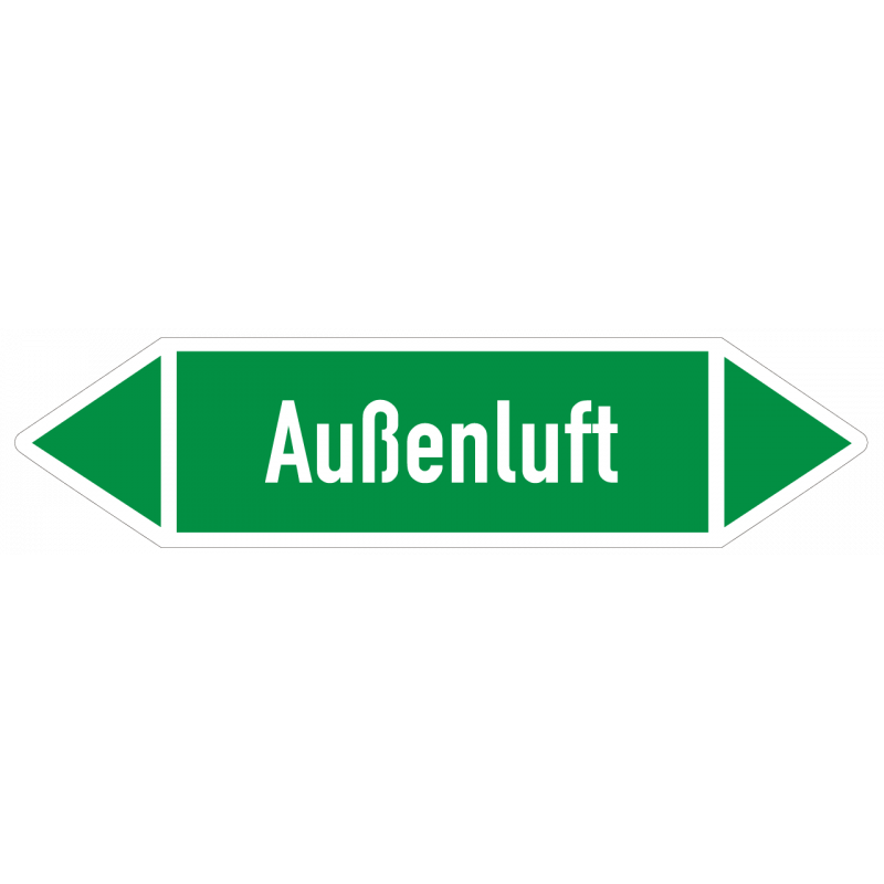 Richtungspfeil Außenluft