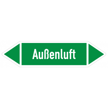 Richtungspfeil Außenluft