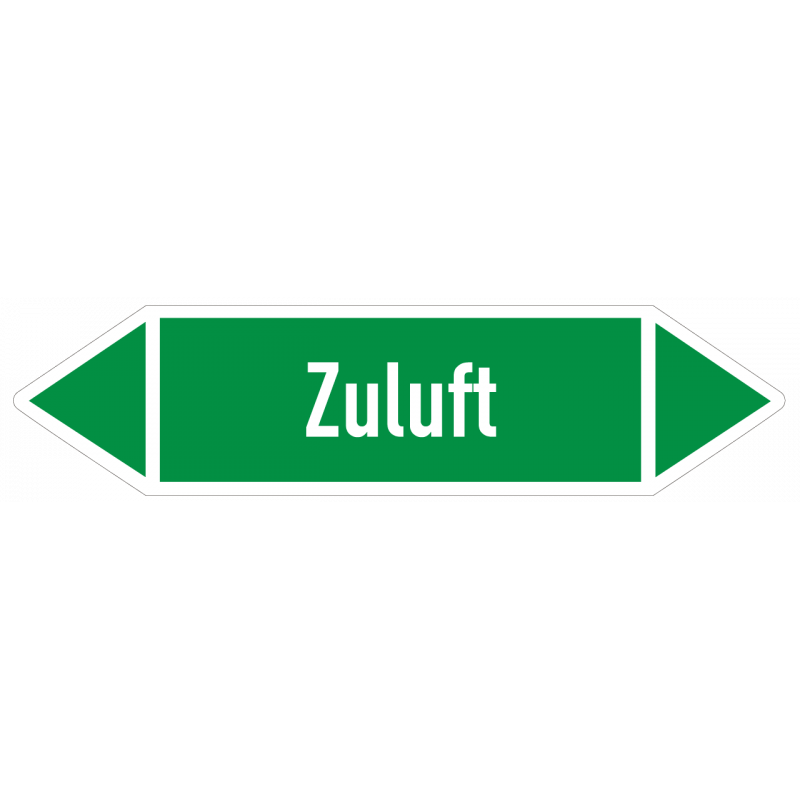 Richtungspfeil Zuluft