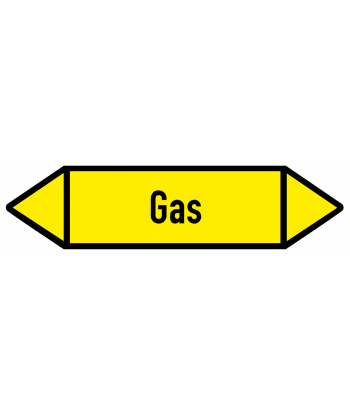 Richtungspfeil Gas