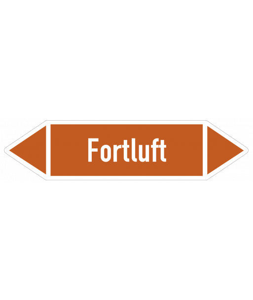 Richtungspfeil Fortluft