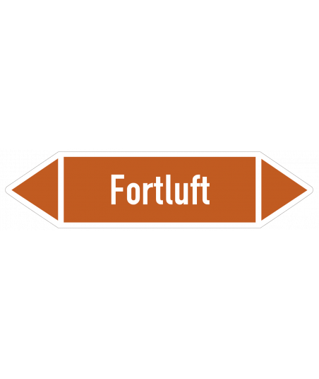 Richtungspfeil Fortluft