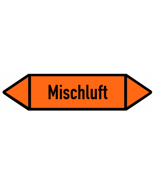 Richtungspfeil Mischluft