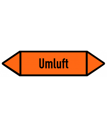 Richtungspfeil Umluft