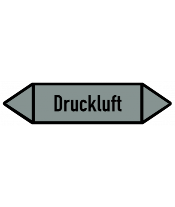 Richtungspfeil Druckluft