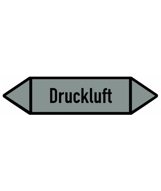 Richtungspfeil Druckluft