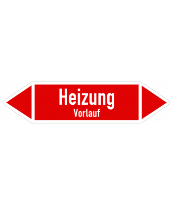 Richtungspfeil Heizung Vorlauf